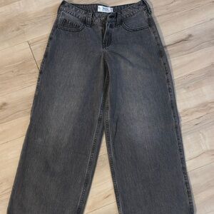 hollister low-rise super baggy jeans